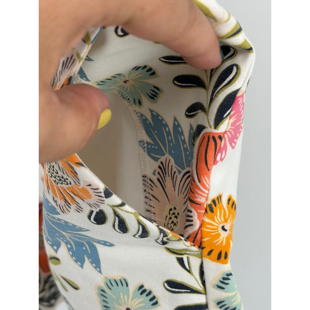 LOFT The Riviera Short Floral Linen Blend Shorts Women’s Size‎ 4 Summer - Picture 3 of 9